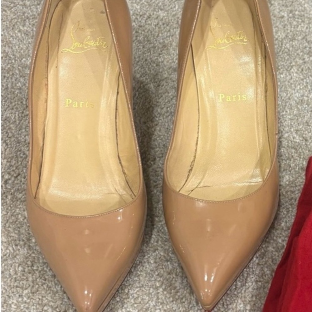 Christian Louboutin Women's Tan Pumps
